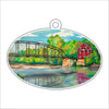LVA-006 War Eagle Mill Ornament | 0.25Acrylic Ornament |