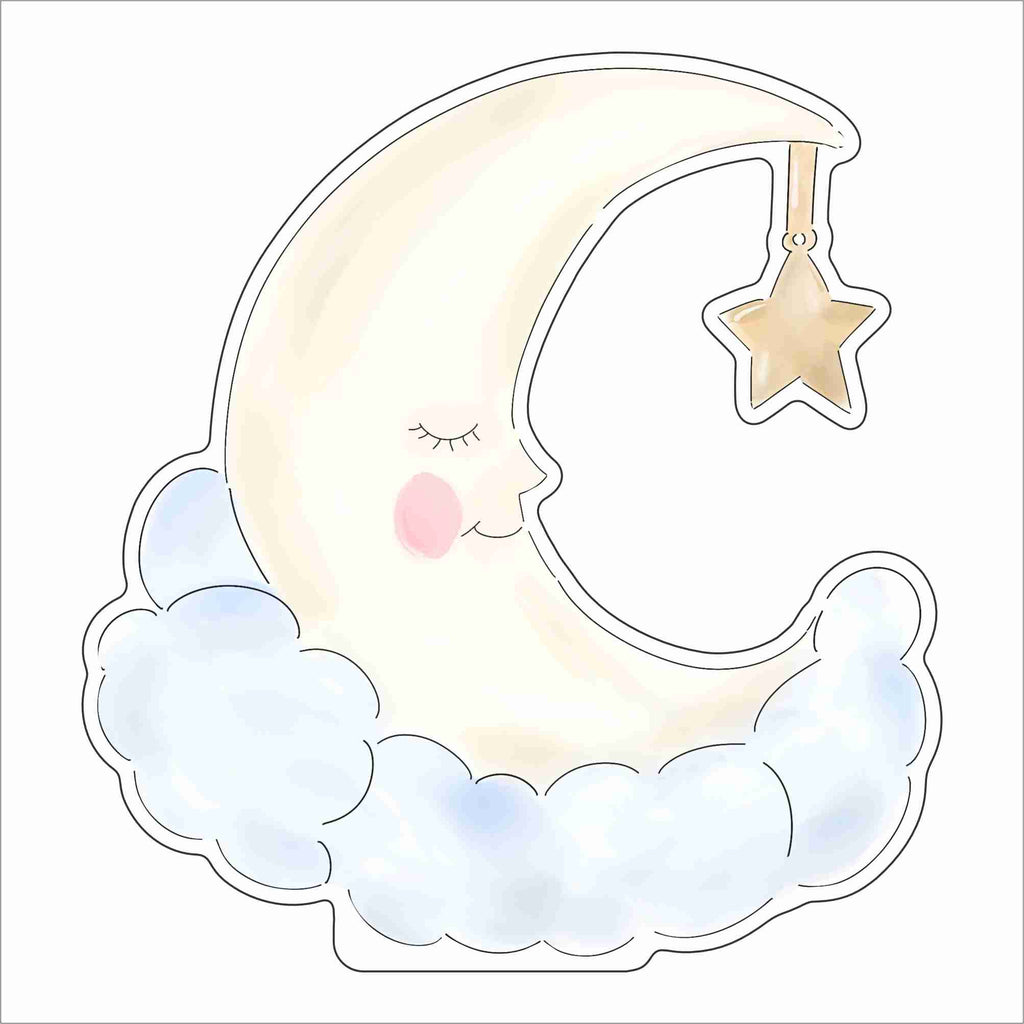 LWA-002 Lovely Moon | 0.75Acrylic Contour