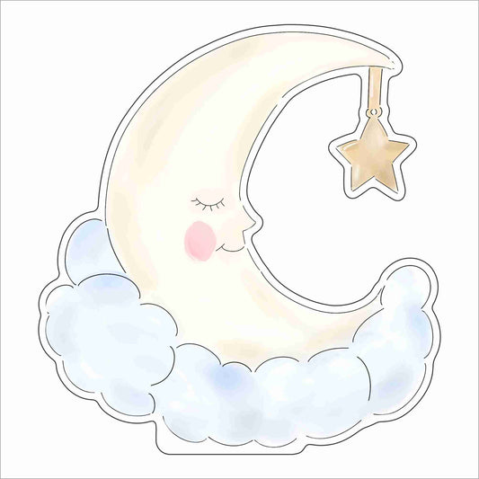 LWA-002 Lovely Moon | 0.75Acrylic Contour