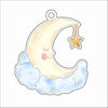 LWA-004 Lovely Moon Ornament | 0.25Acrylic Ornament