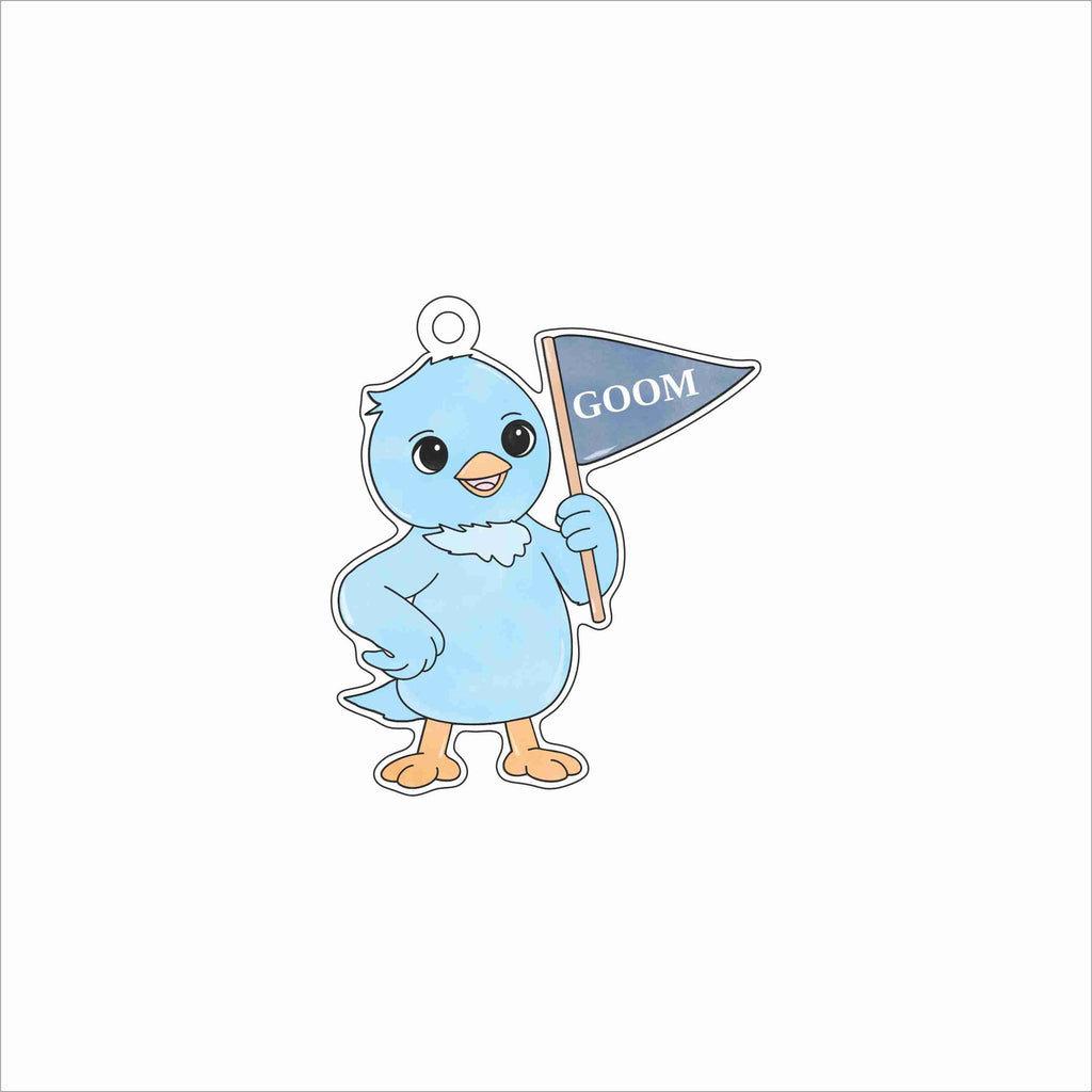 LWA-012 GOOM Bluebird Ornament | 0.25Acrylic Ornament