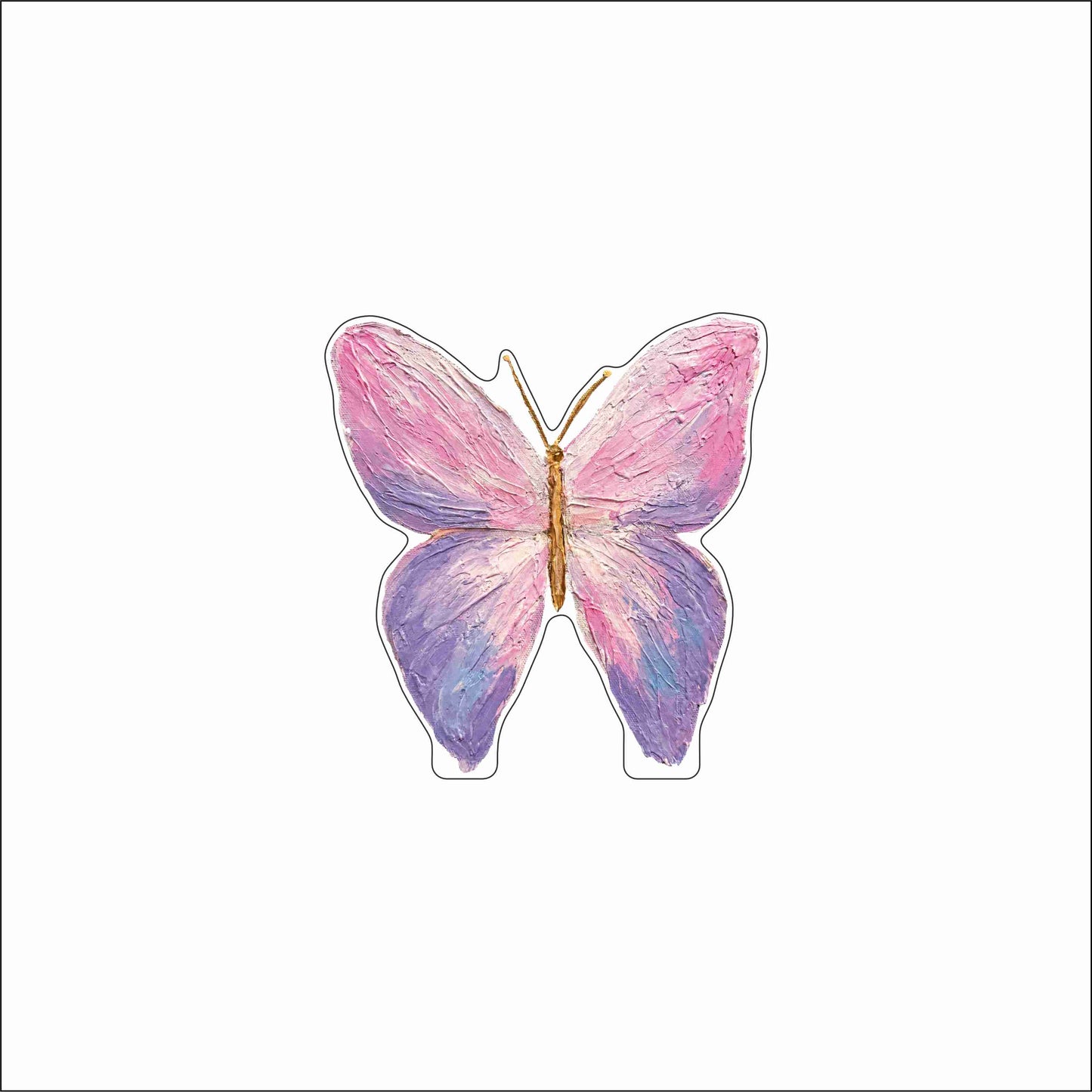 LWA-027 Pink Butterfly Mini | 0.50Acrylic Mini Contour