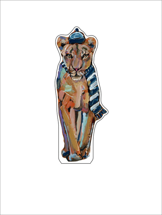 CMS-662-C10 Lion Button | 0.125Acrylic Button | Set of 10