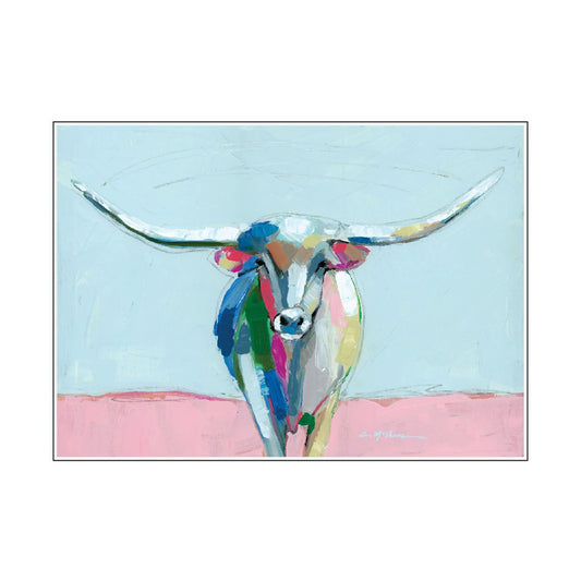 Longhorn Pink 5x7 | 0.75in. Acrylic Shelfie | Case of 25