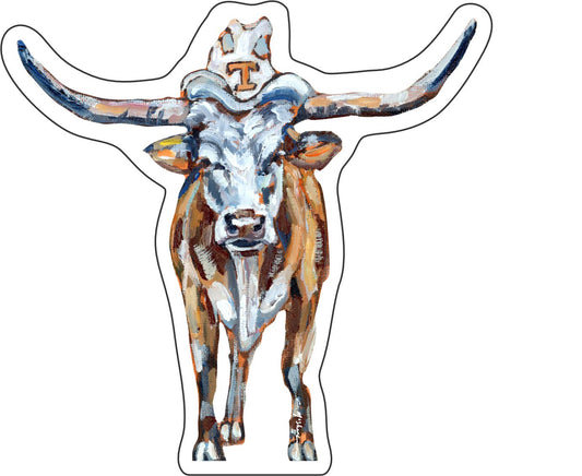 CMS-567 Longhorn Sticker | Removeable Sticker | Set of 10