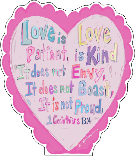 CMS-597-C25 Love Heart | 0.75Acrylic Contour | Case of 25