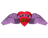 Love Me with Wings | 0.75in. Acrylic Cutout | Mix and Match (any 10+)
