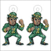 CMS-693-C10 Lucky Charm Earring  | 0.125Acrylic Earrings | Set of 10