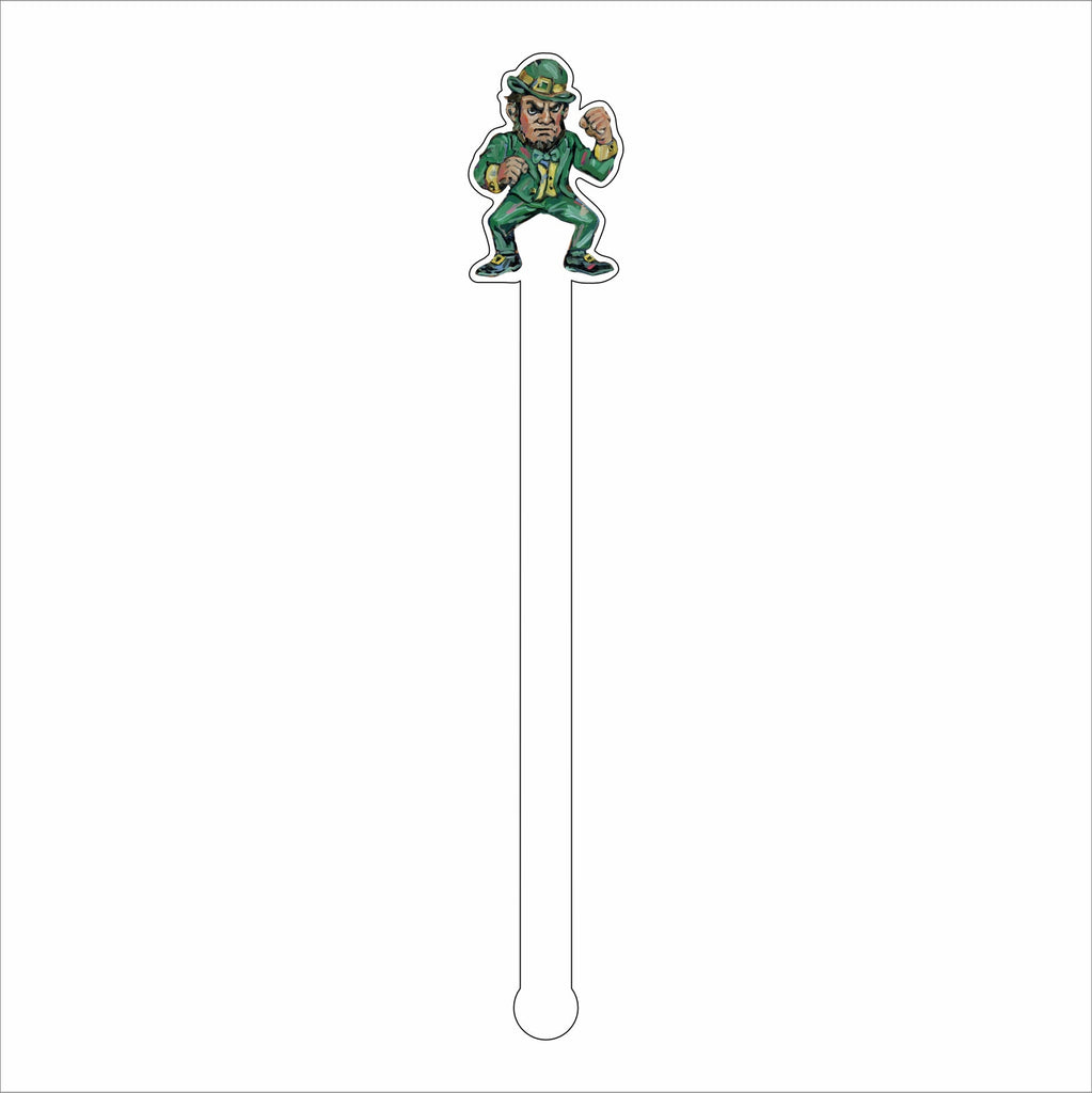 CMS-636-C4 Lucky Charm Drink Stirrer | 0.125Acrylic Stirrer | Set of 4