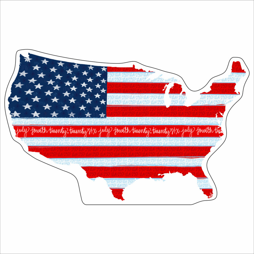 MAA-003 Old Glory | 0.75Acrylic Contour