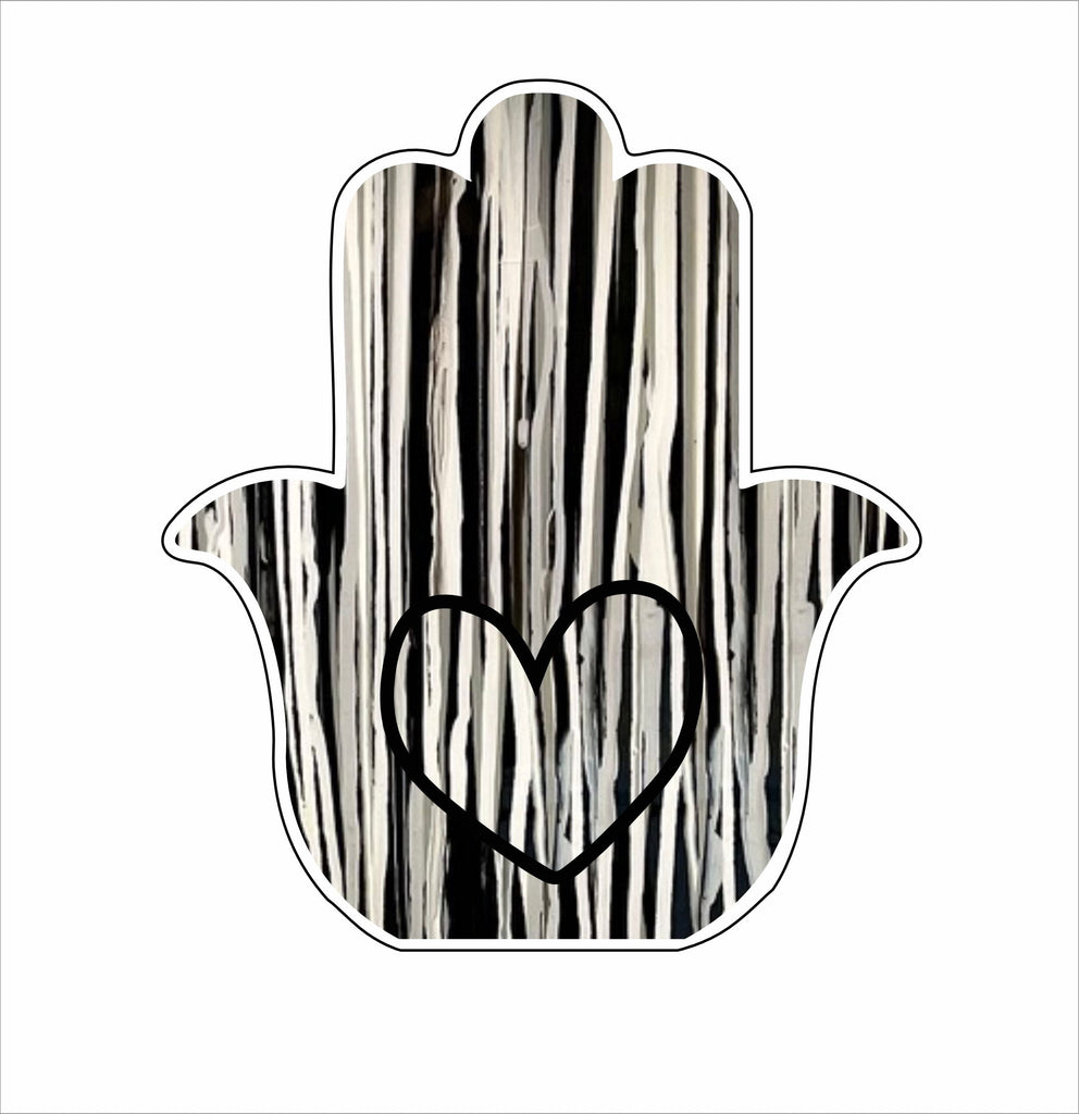 MAF-001 HamsaBlockBW | 0.75Acrylic Contour |