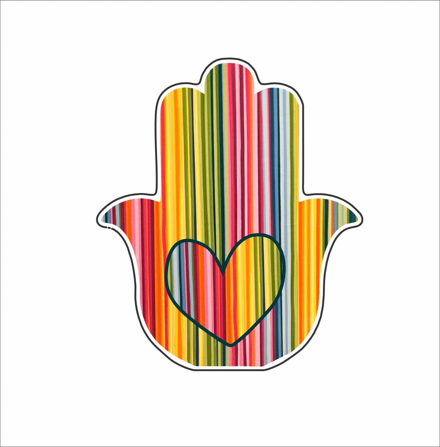 MAF-010 HamsaBlockRainbow Mini | 0.50Acrylic Mini | Case of 25