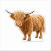 MAM-001 Highland Cow | 0.75Acrylic Contour
