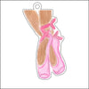 MAR-004 Ballet Shoes Ornament  | 0.25Acrylic Ornament |