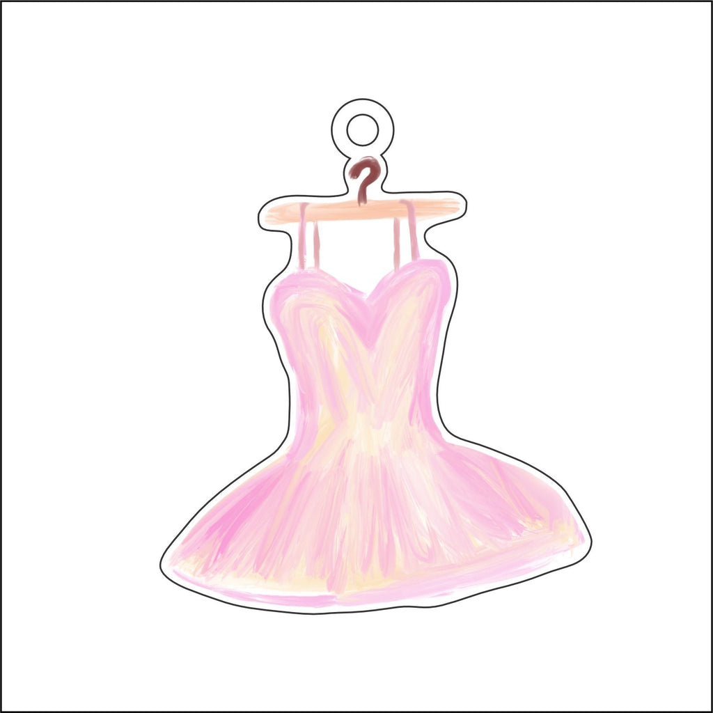 MAR-005 Recital Dress Ornament | 0.25Acrylic Ornament |