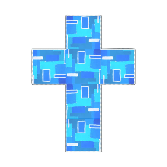 Splash Cross | 0.75in. Acrylic Cutout | Single