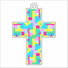 MBA-007 Cross Ornament | 0.25in. Acrylic Ornament | Mix and  Match (any 10+)