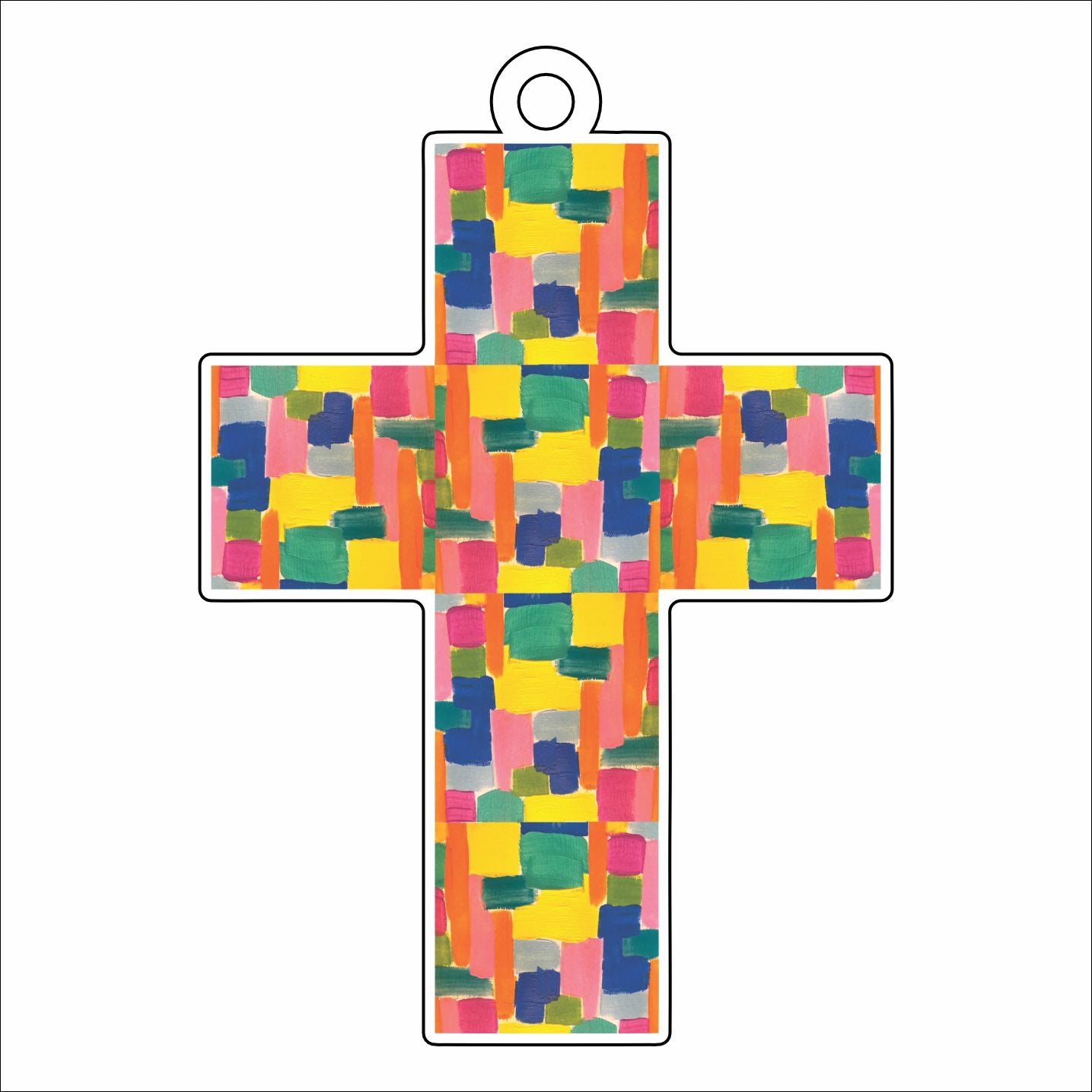 MBA-008 Noon Day Cross Ornament | 0.25in. Acrylic Ornament | Mix and  Match (any 10+)