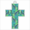 MBA-009 Parks and Pool Cross Ornament  | 0.25in. Acrylic Ornament | Mix and  Match (any 10+)
