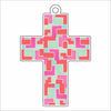 MBA-012 On the Housetop Cross Ornament  | 0.25in. Acrylic Ornament | Mix and  Match (any 10+)