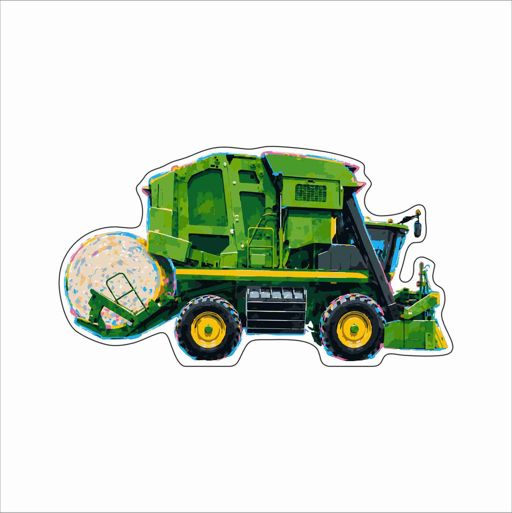 MBN-004 Cotton Picker in Action Mini | 0.50Acrylic Mini Contour
