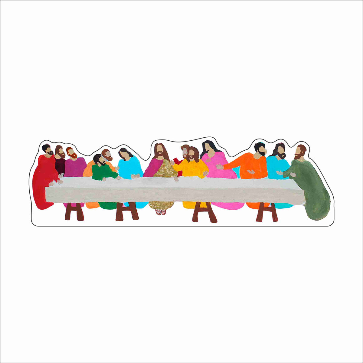 MBN-007 The Last Supper | 0.75Acrylic Contour
