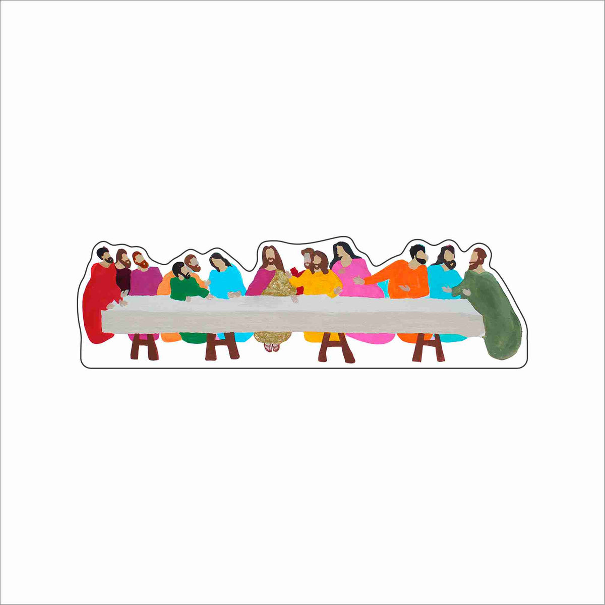 MBN-008 The Last Supper Mini | 0.50Acrylic Mini Contour