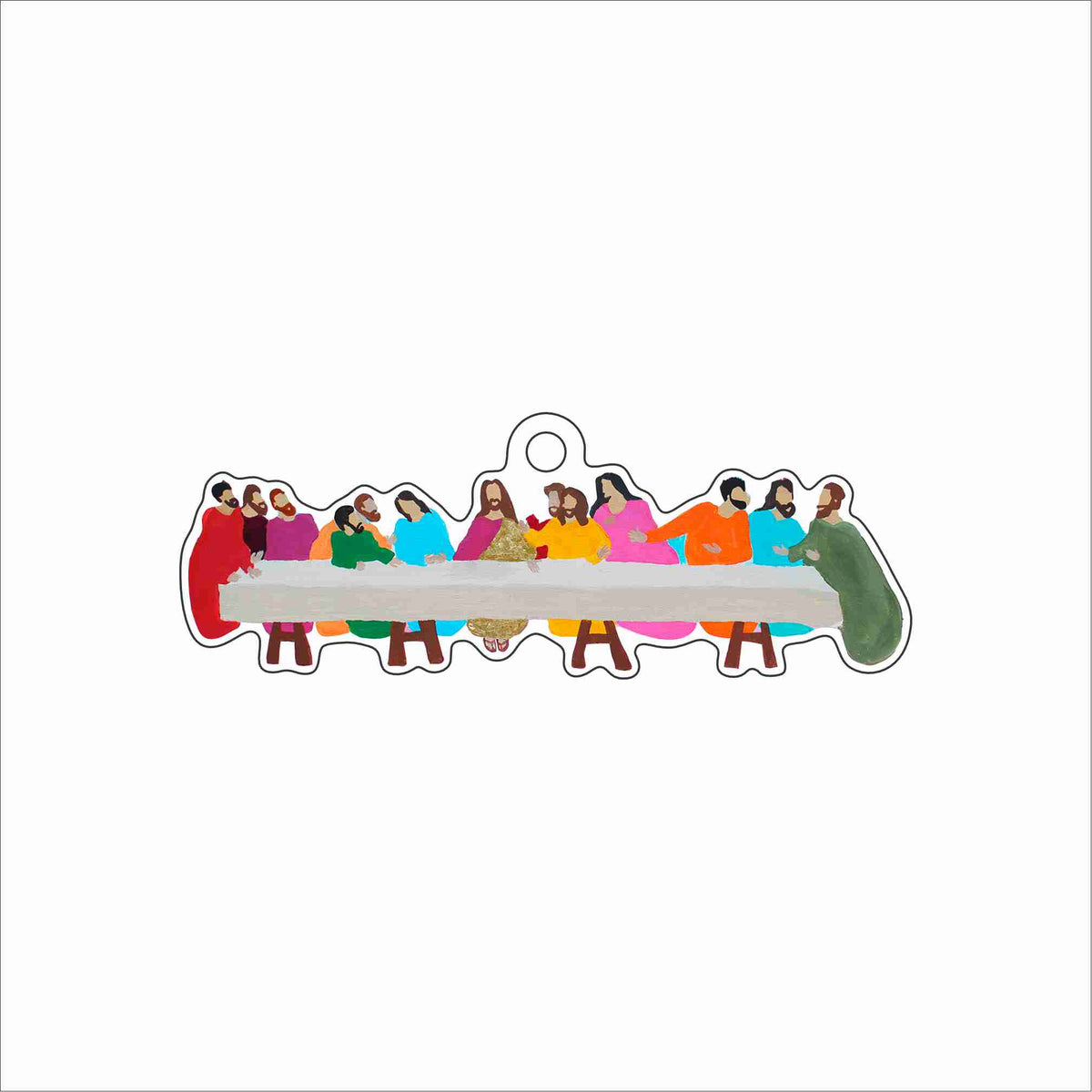 MBN-009 The Last Supper Ornament | 0.25Acrylic Ornament