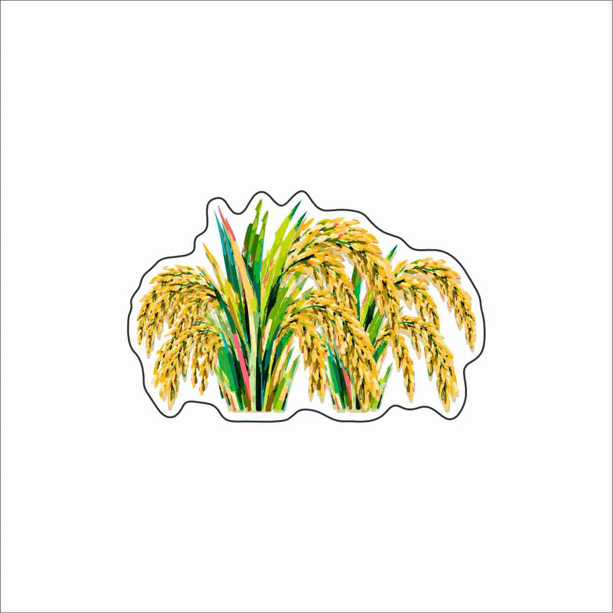 MBN-011 Rice Magnet | 0.50Acrylic Magnet | Case of 5