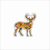 MBN-014 Deer Magnet | 0.50Acrylic Magnet | Case of 5
