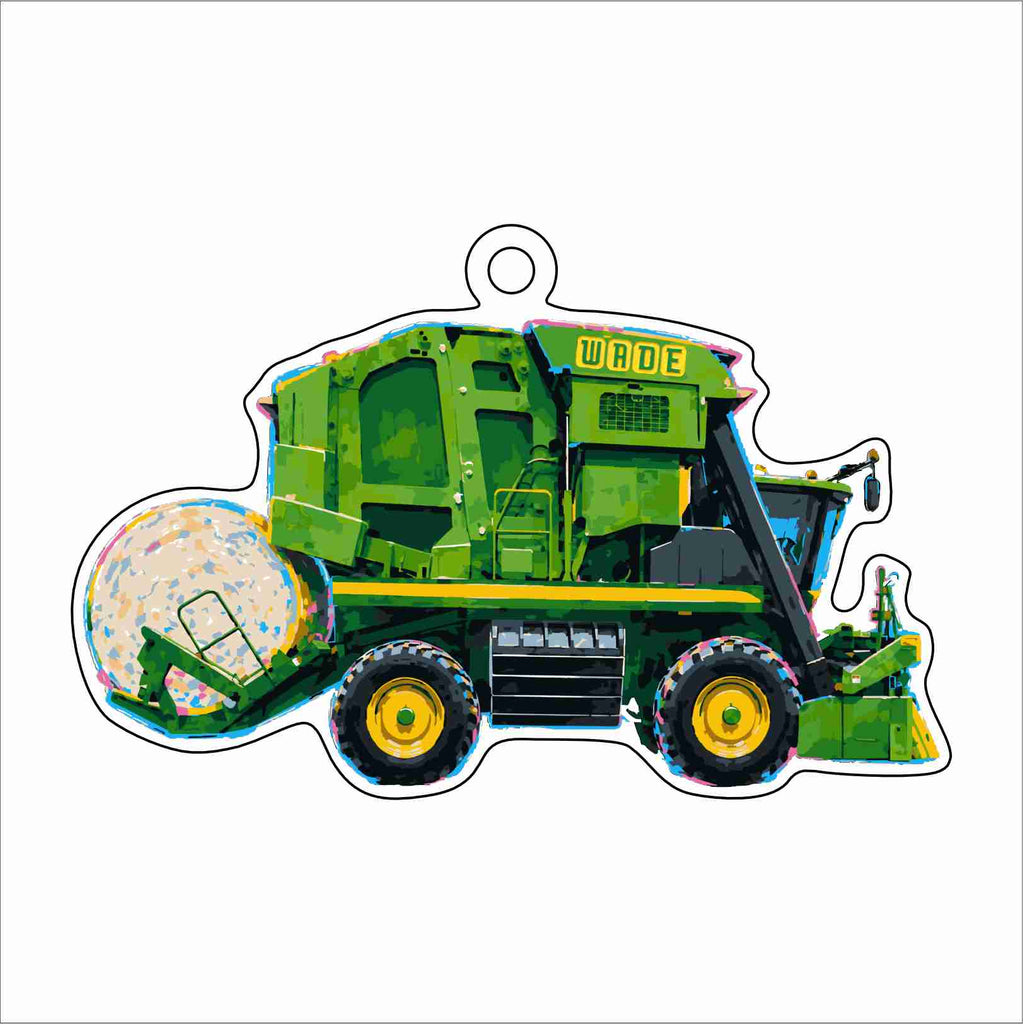 MBN-021 Wade Cotton Picker Ornament | 0.25Acrylic Ornament
