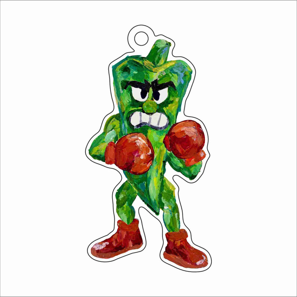 MBN-022 Okra Ornament | 0.25Acrylic Ornament