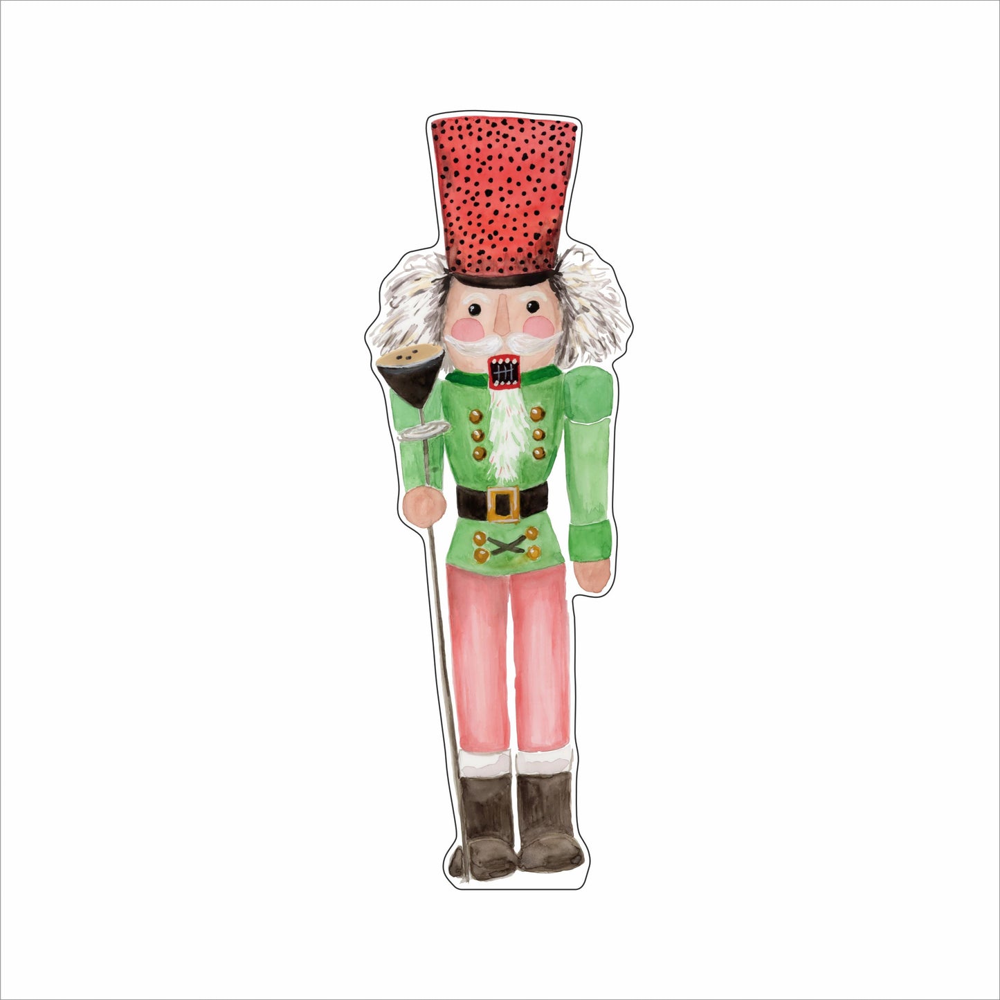 MBO-006 Espresso Nutcracker | 0.75Acrylic Contour | Case of 25
