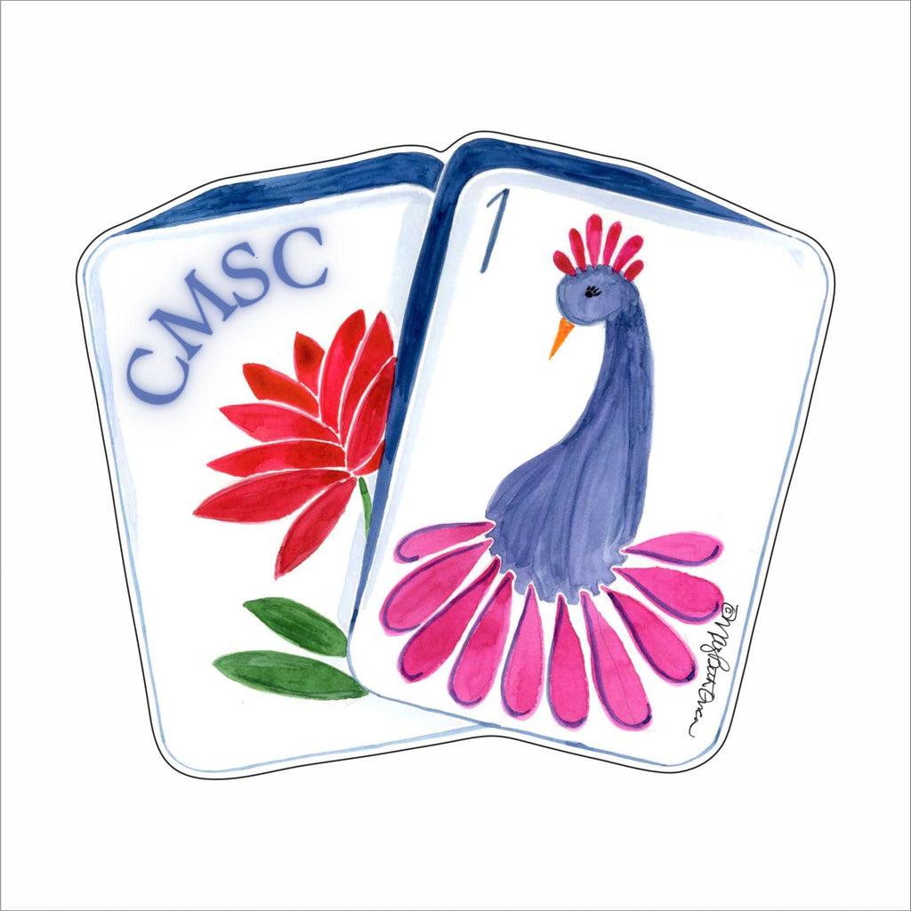 MBO-008 CMSC Napkin Weight | 0.75Acrylic Contour |