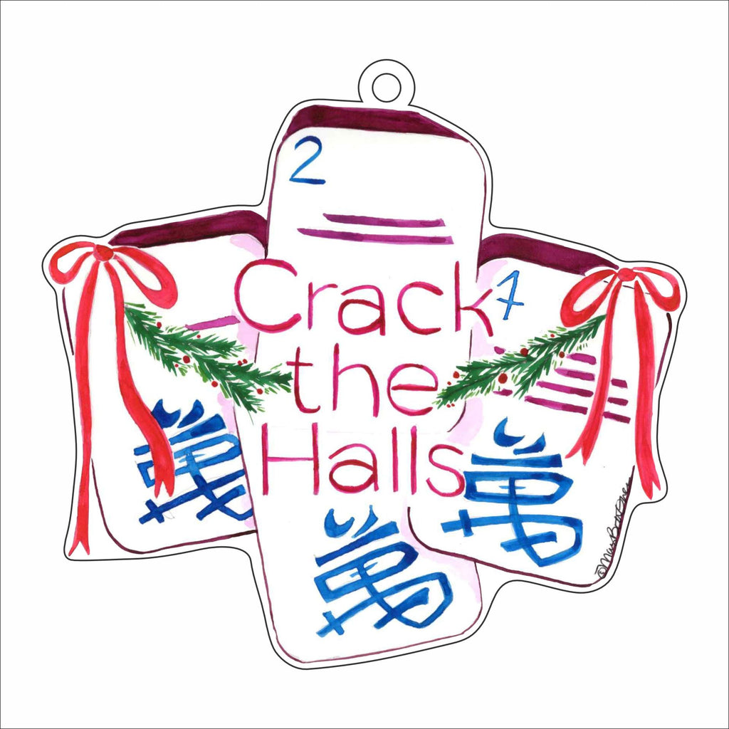 MBO-011 Crack the Halls Ornament  | 0.25Acrylic Ornament | Dropship