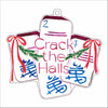 MBO-011 Crack the Halls Ornament  | 0.25Acrylic Ornament | Case of 25