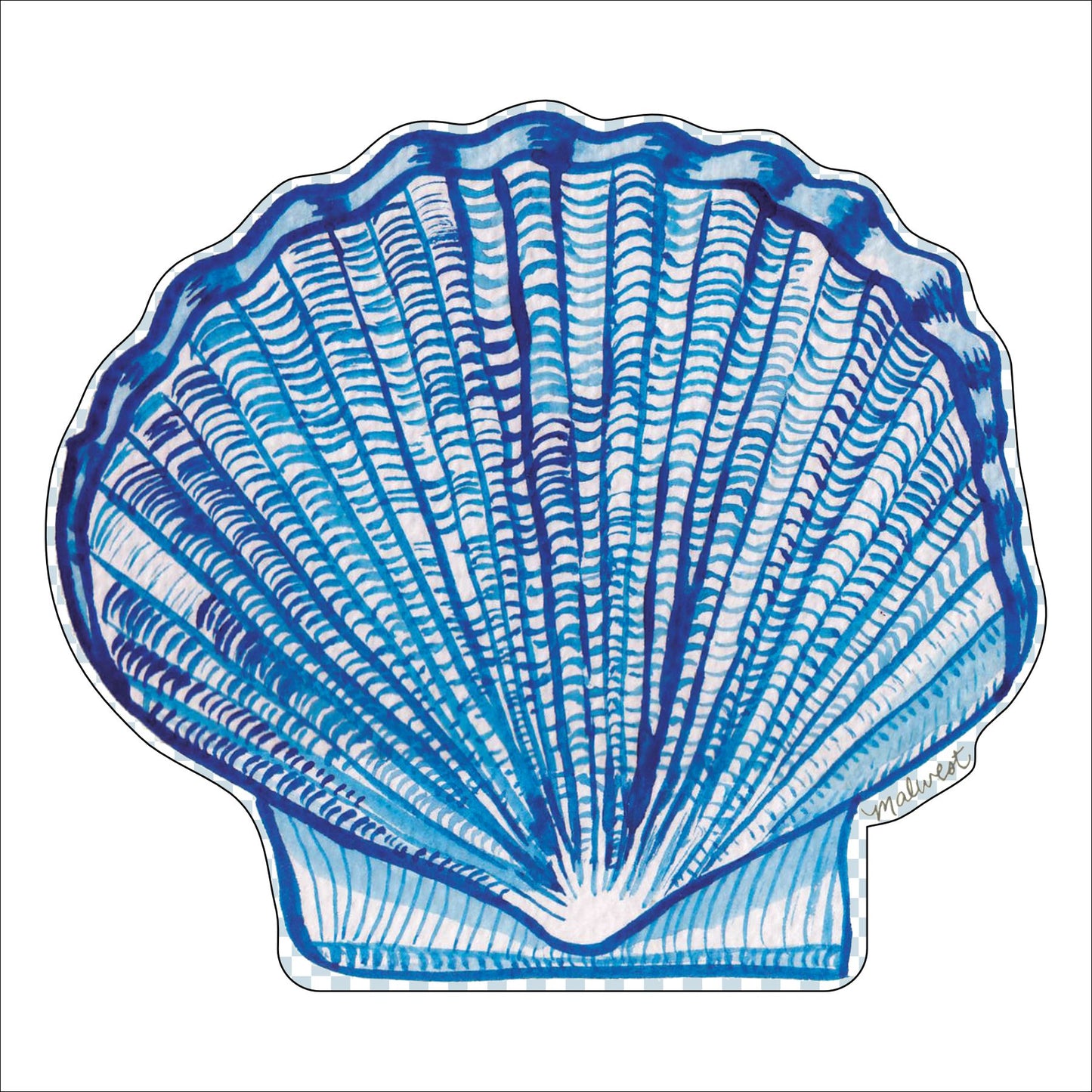MCA-002 Scallop | 0.75in. Acrylic Cutout | Case (any 10+)