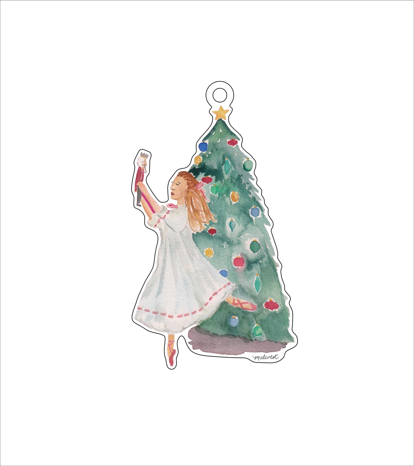 MCA-023  Clara Nutcracker | 0.25Acrylic Ornament | Case of 25
