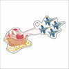 MCA-027 Santa Blues Ornament | 0.25Acrylic Ornament | Case of 25