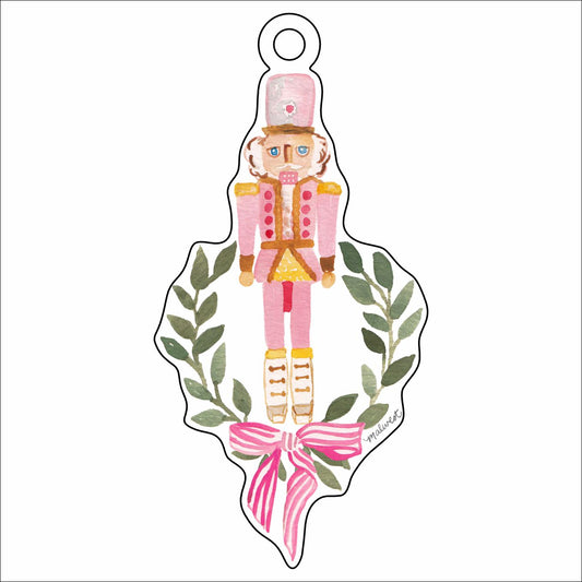 MCA-028 Pink Nutcracker Ornament | 0.25Acrylic Ornament | Case of 25
