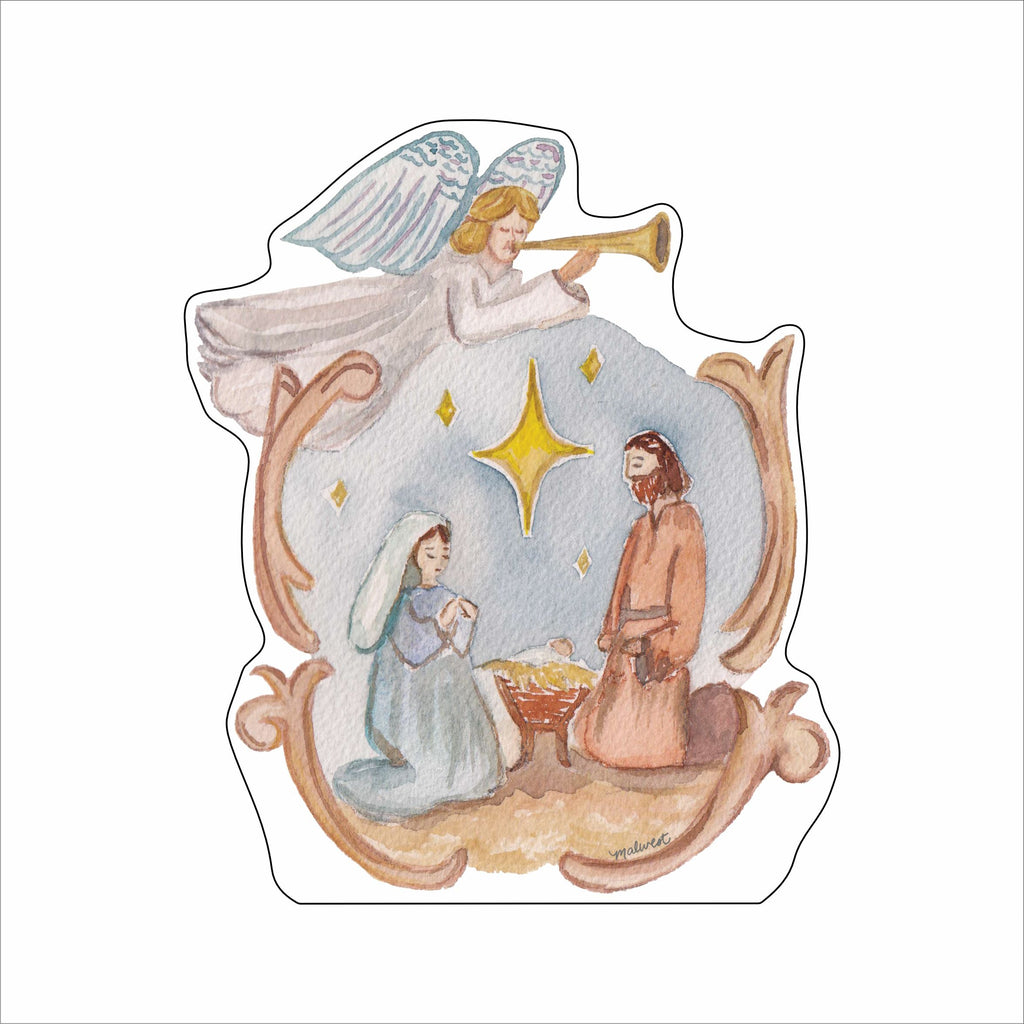 MCA-031 Nativity Family | 0.75Acrylic Contour | Case of 25