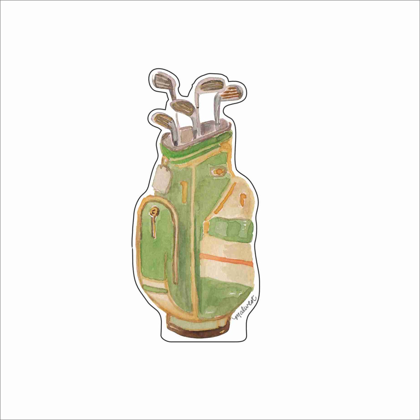 MCA-038 Golf Clubs Mini | 0.50Acrylic Mini Contour