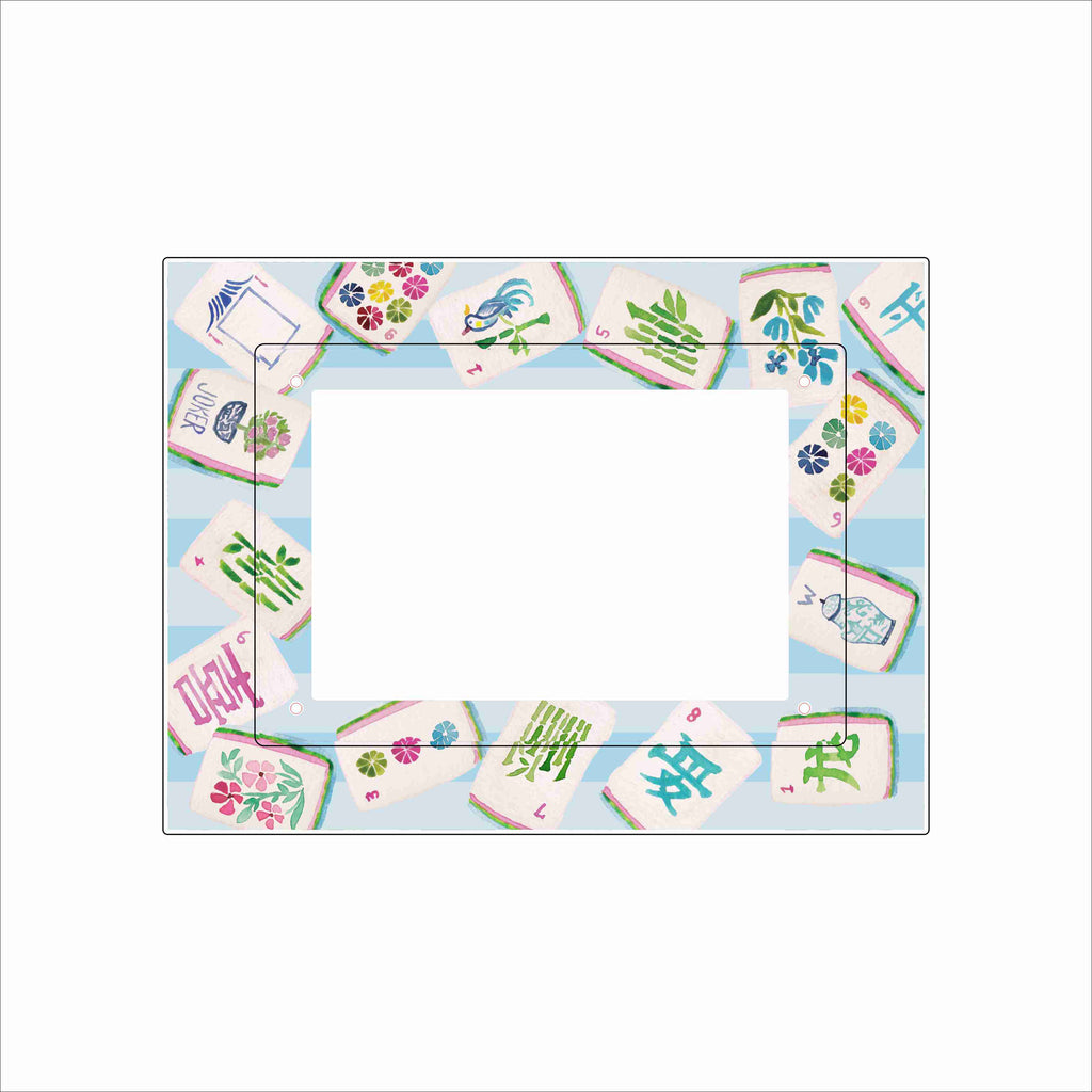 MCA-041 Blue Mahj Frame | 0.25Acrylic Picture Frame