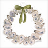 MCA-042 Oyster Wreath Ornament | 0.25Acrylic Ornament