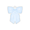 MCD-006 Margaret Caroline's Blue Bow Ornament | 0.25Acrylic Ornament