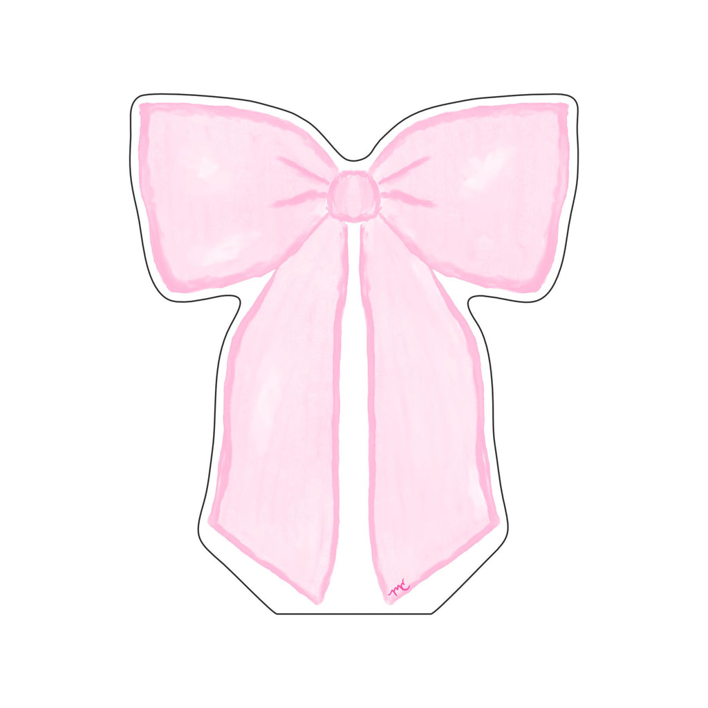MCD-008 Margaret Caroline's Pink Bow Mini | 0.50Acrylic Mini Contour
