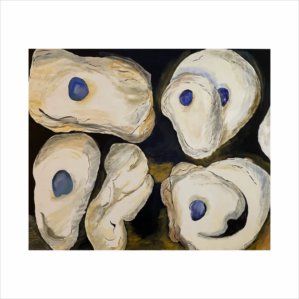 MCR-015 Black Oysters | Canvas Canvas Wrap |