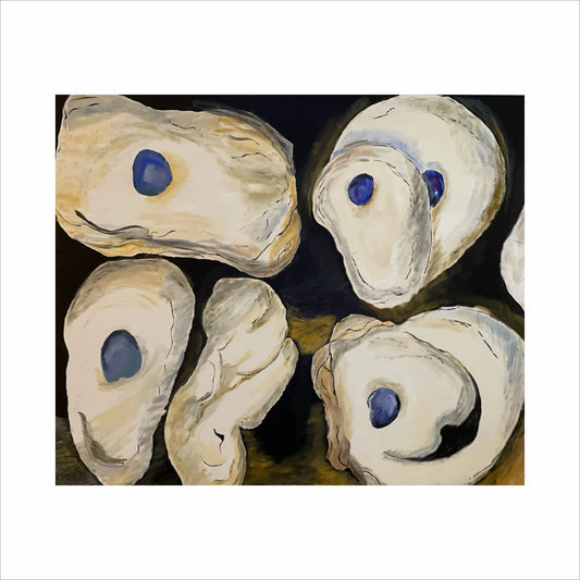 MCR-015 Black Oysters | Canvas Canvas Wrap |