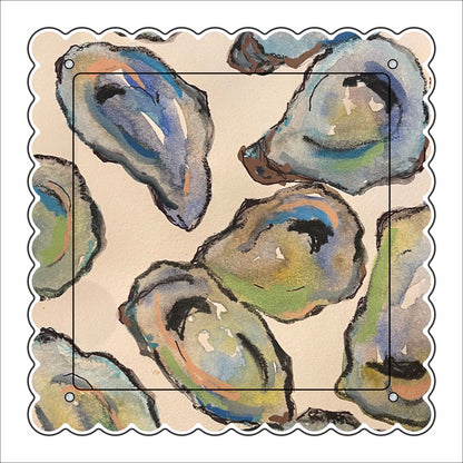 MCR-016 Oyster Scalloped Frame | 0.25Acrylic Picture Frame