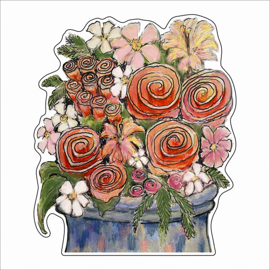 MDP-001 Happy Flowers | 0.75Acrylic Contour